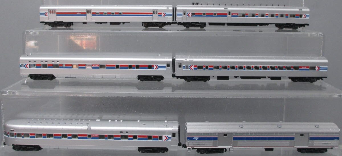 Kato 106-011 N Scale Amtrak 6-Car Passenger Set LN/Box