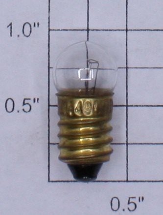 Lionel 1449 14-Volt Screw Base Clear Small Globe Light Bulb