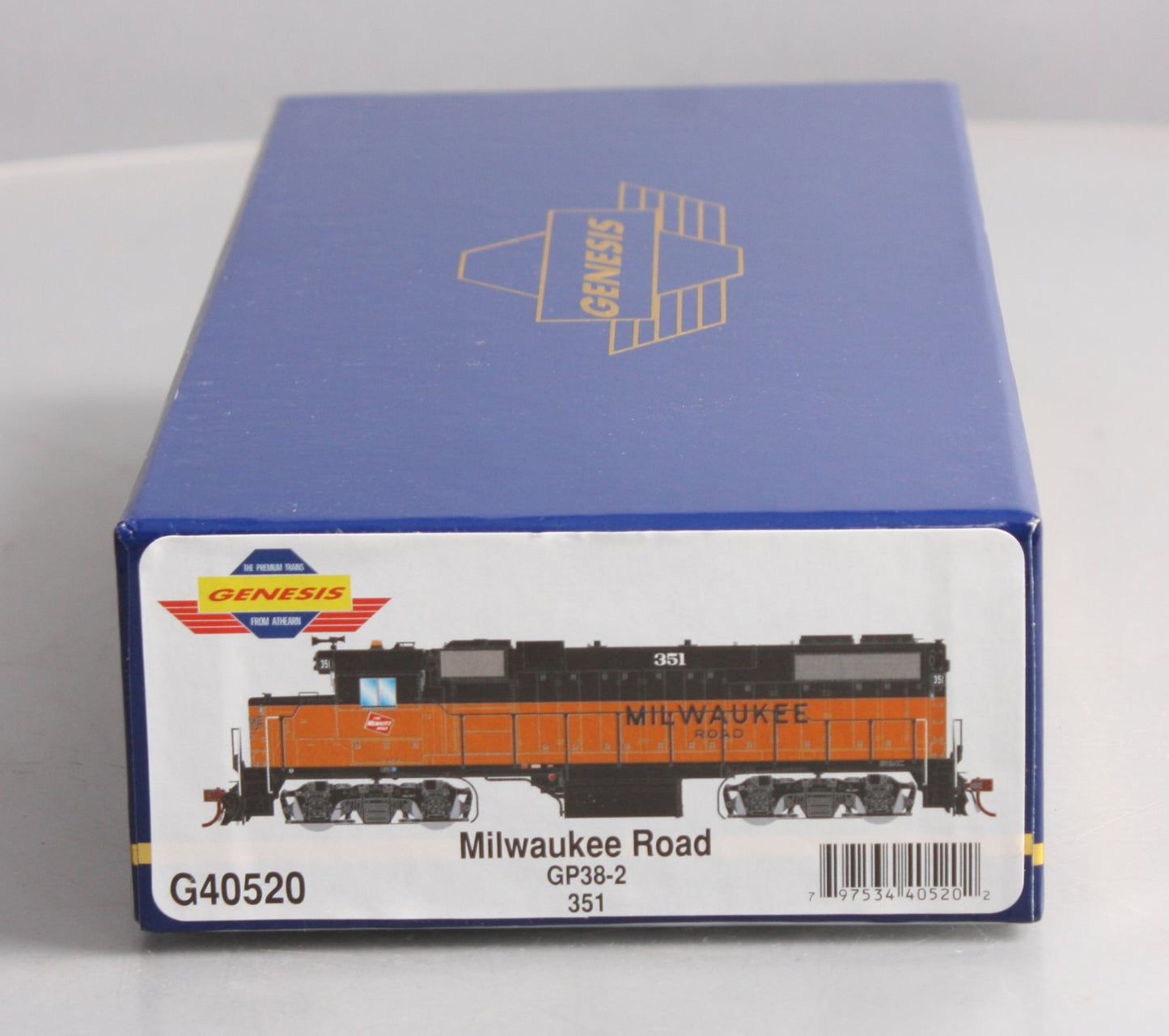 Athearn G40520 HO Milwaukee GP38-2 Diesel Locomotive #351 LN/Box