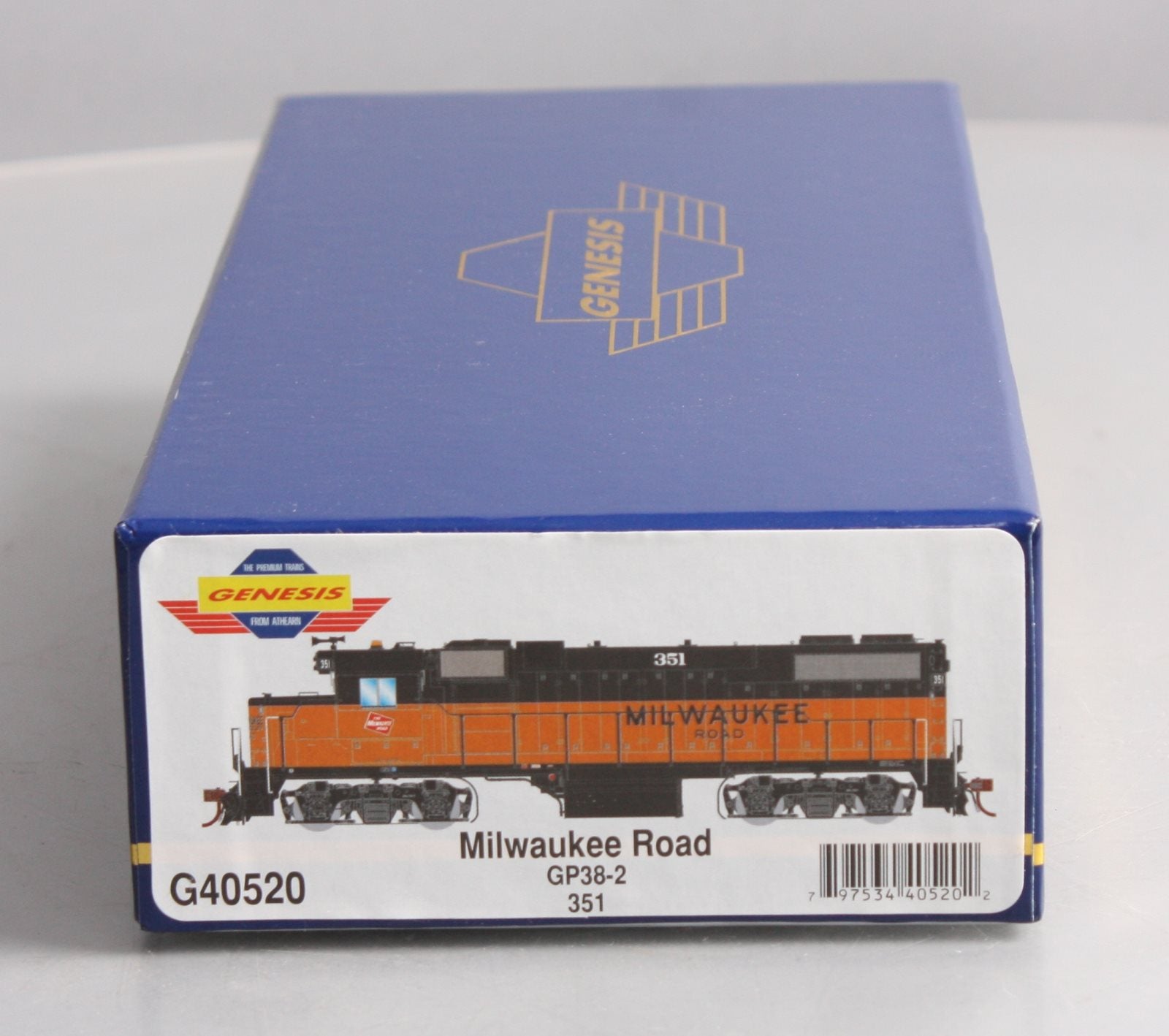 Athearn G40520 HO Milwaukee GP38-2 Diesel Locomotive #351 LN/Box