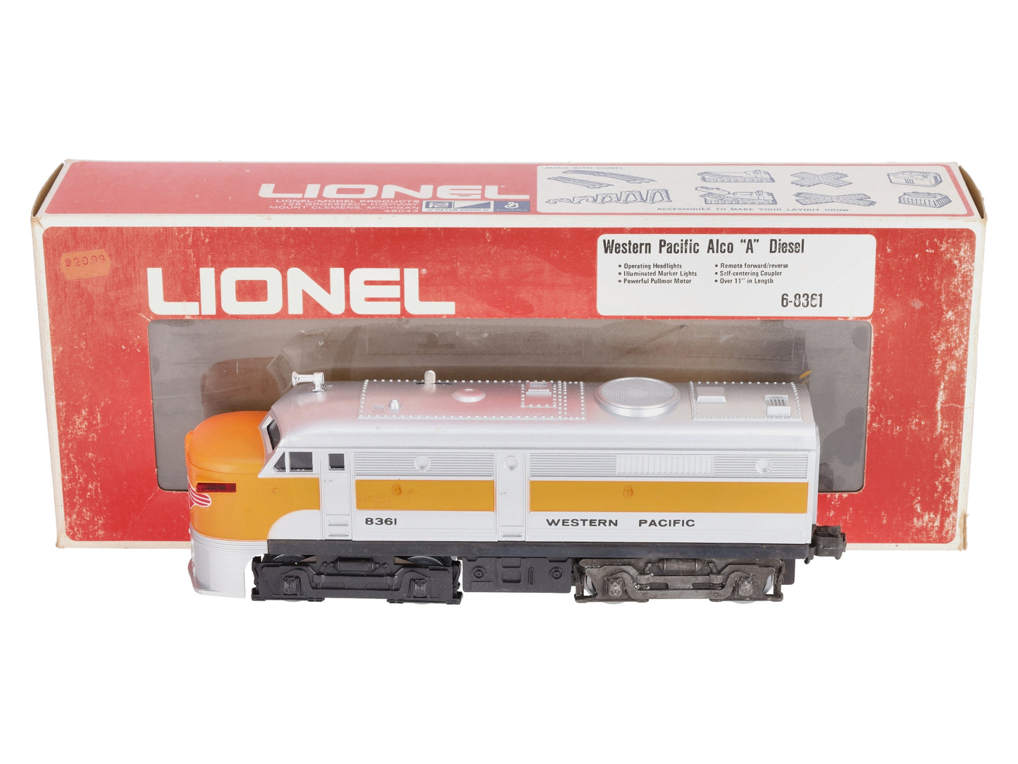 Lionel 6-8361 Western Pacific Alco FA-2 Powered A Unit LN/Box
