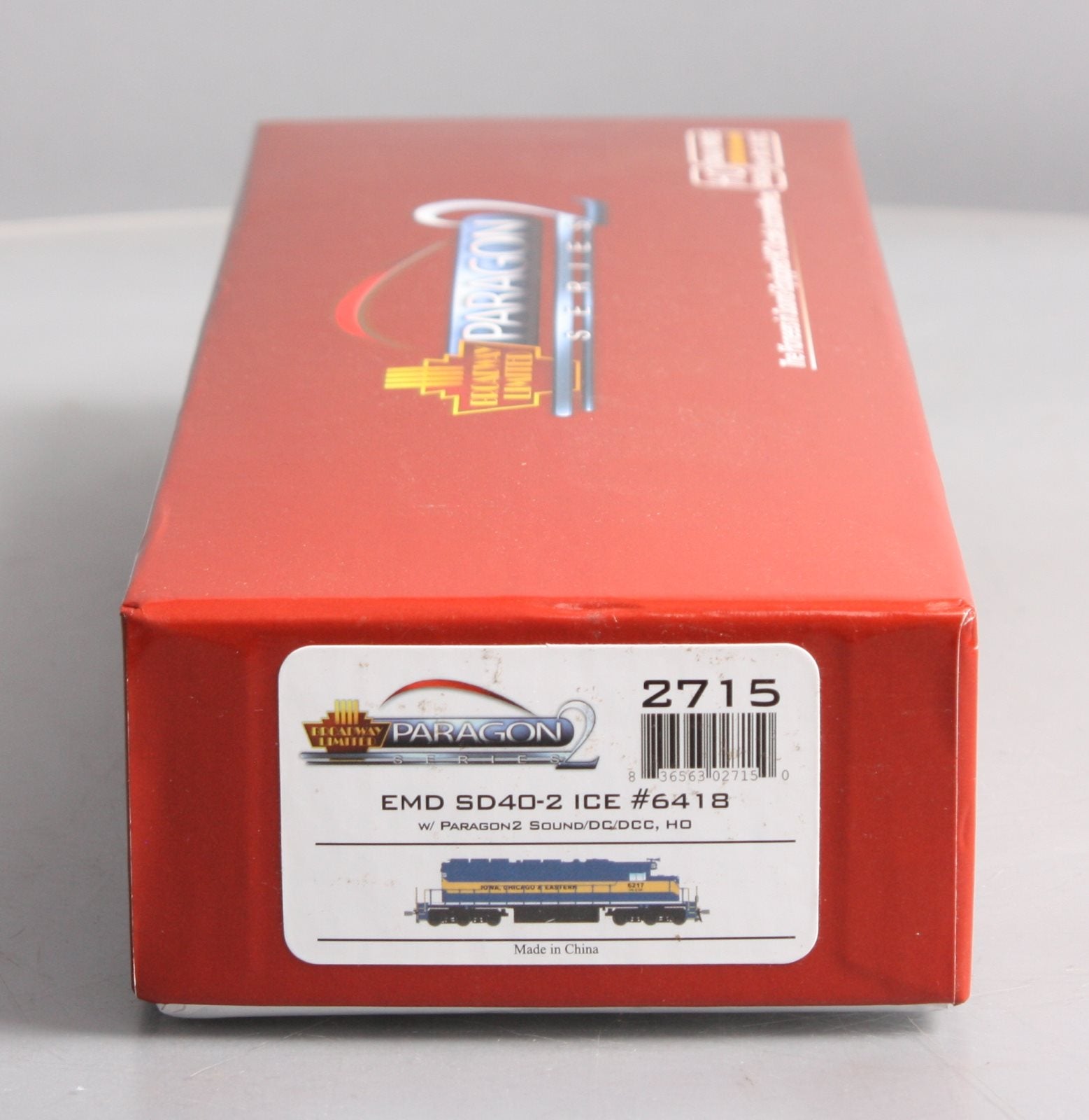 Broadway Limited 2715 HO Iowa, Chicago & Eastern EMD SD40-2 Diesel Loco #6418
