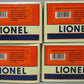 Lionel 6-19154 O Scale Atlantic Coast Line Aluminum Passenger Cars (Set of 4) NIB