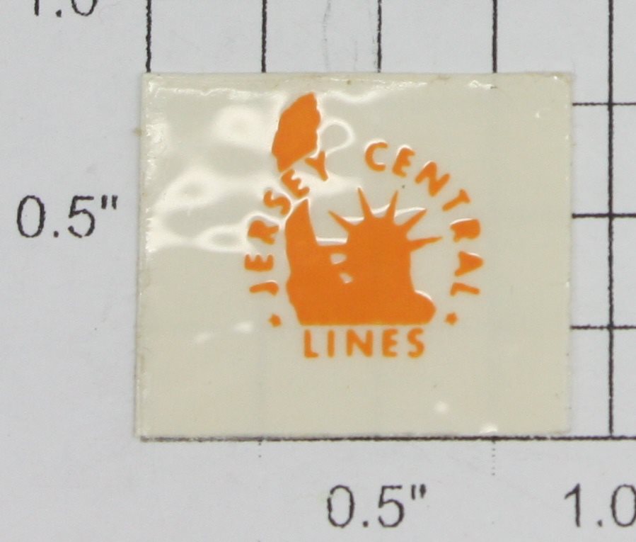 Lionel 2341-15 Orange Jersey Central Sticker Decal