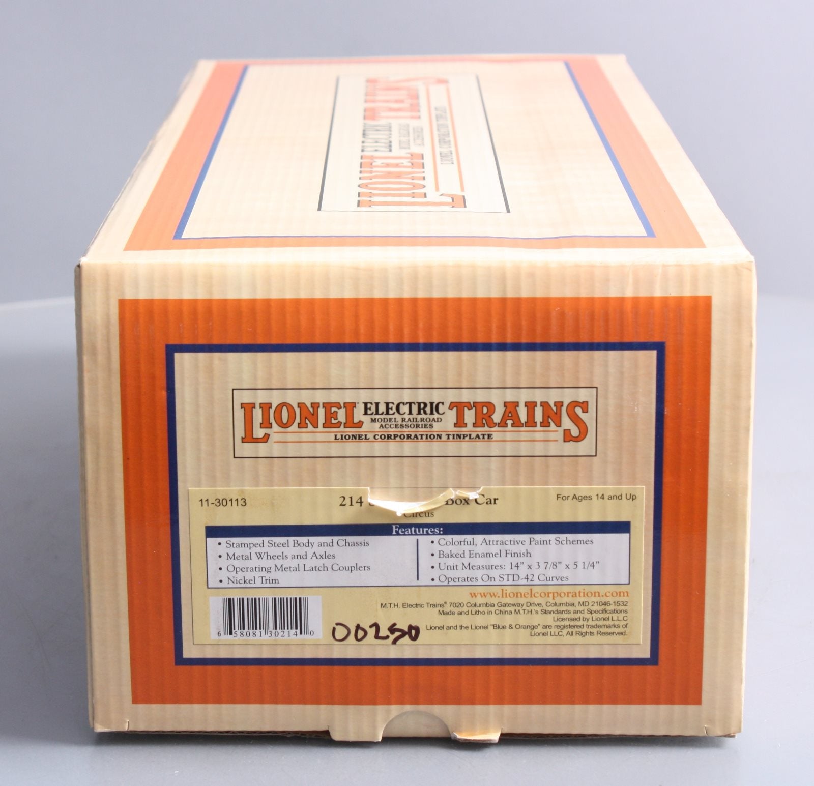 MTH 11-30113 #214 Circus Boxcar