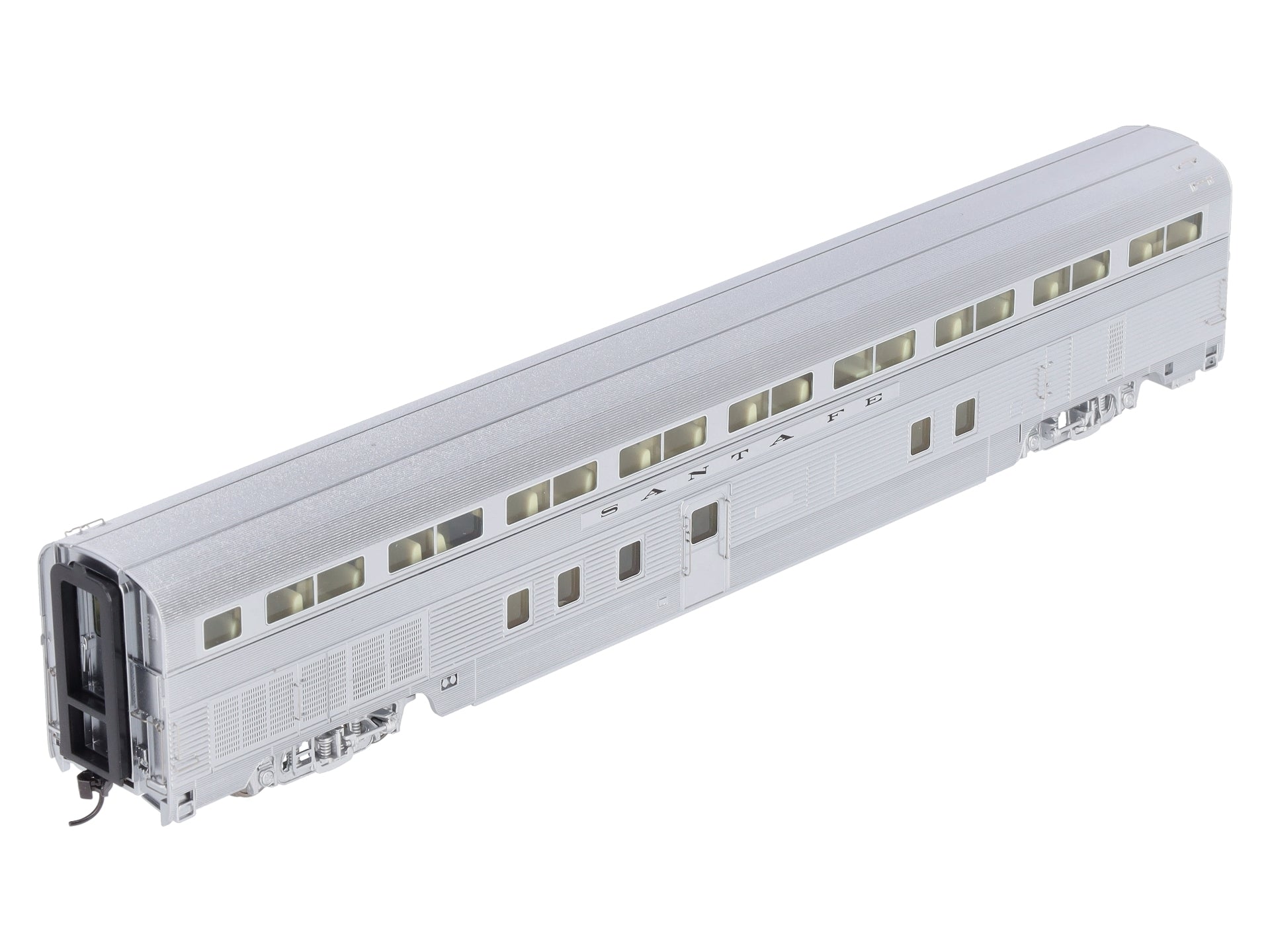 Walthers 932-9761 HO Santa Fe El Capitan 85' Budd Hi-Level Coach w/ Tail Sign LN/Box
