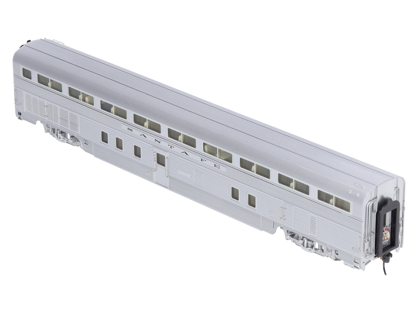 Walthers 932-9761 HO Santa Fe El Capitan 85' Budd Hi-Level Coach w/ Tail Sign LN/Box