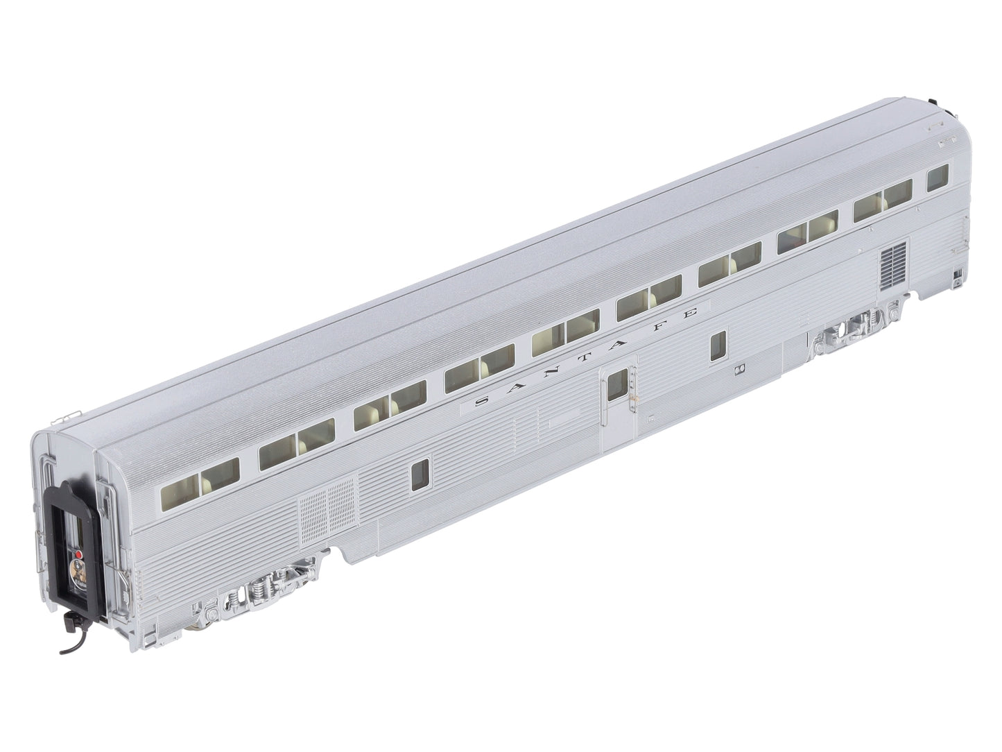 Walthers 932-9761 HO Santa Fe El Capitan 85' Budd Hi-Level Coach w/ Tail Sign LN/Box