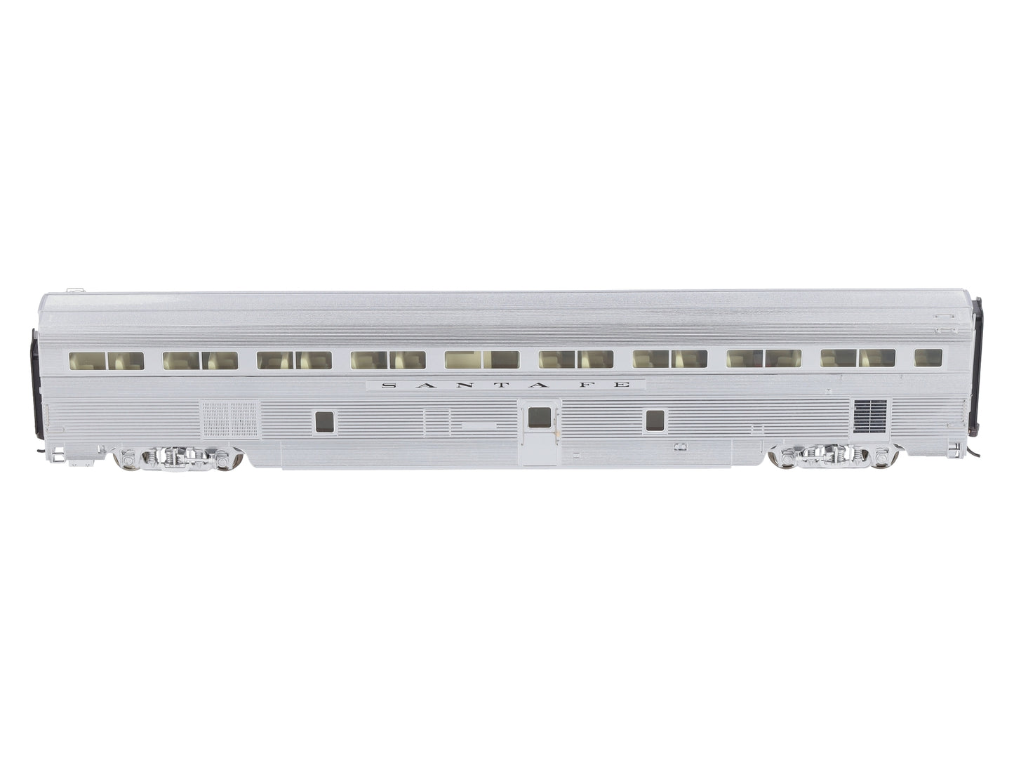 Walthers 932-9761 HO Santa Fe El Capitan 85' Budd Hi-Level Coach w/ Tail Sign LN/Box