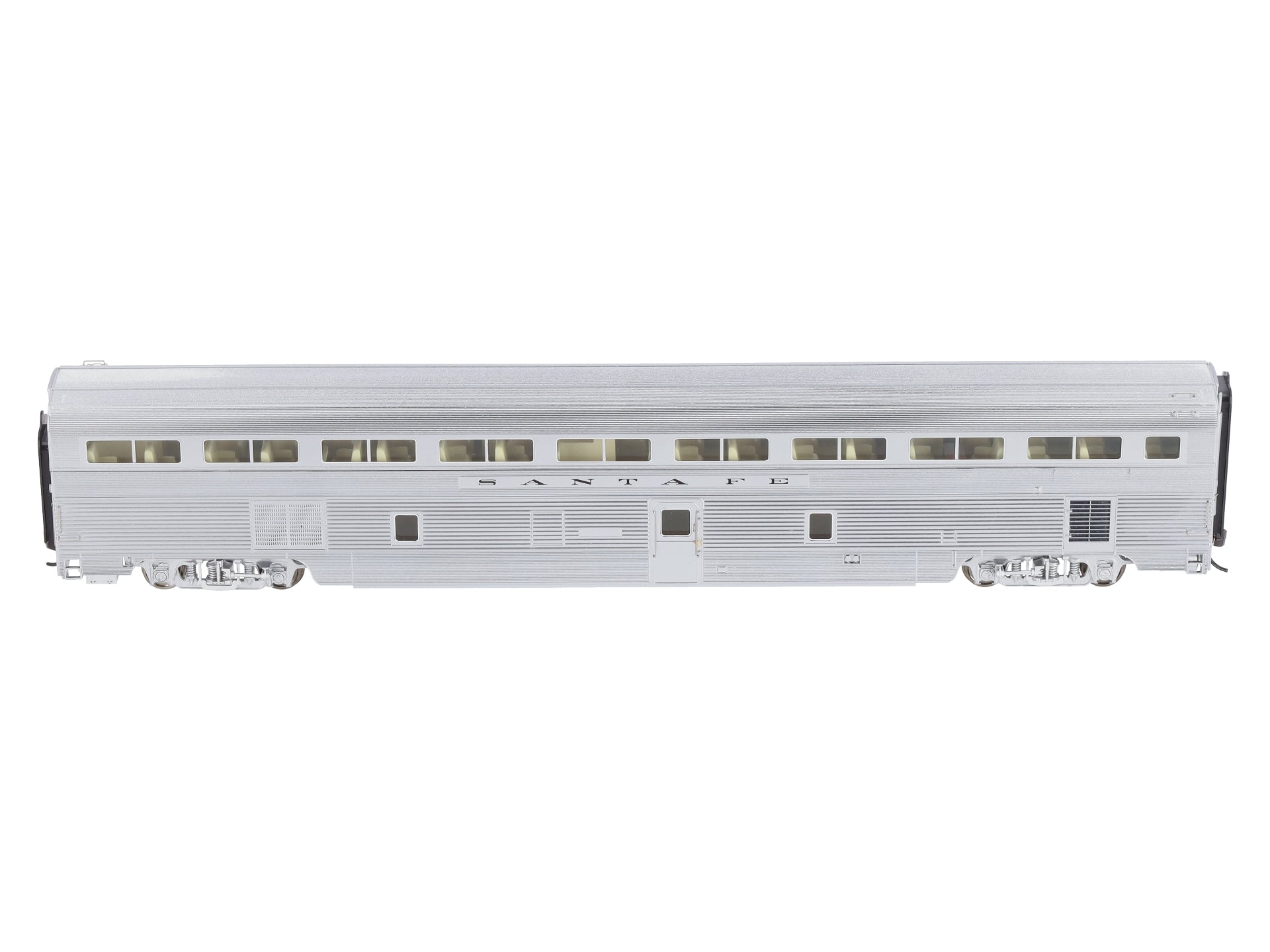 Walthers 932-9761 HO Santa Fe El Capitan 85' Budd Hi-Level Coach w/ Tail Sign LN/Box