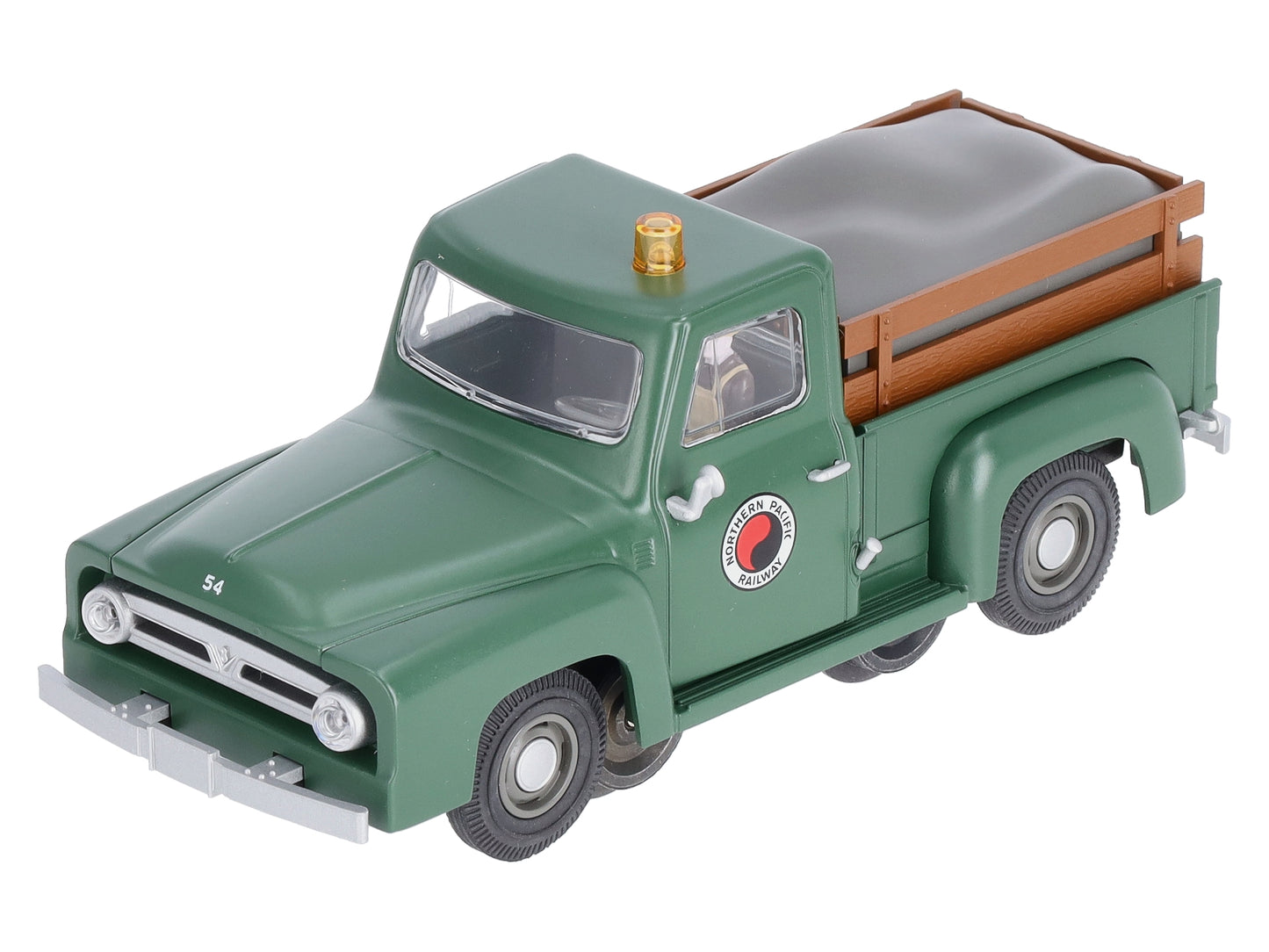 Lionel 6-39539 O Northern Pacific 1955 MOW Pickup Truck w/Railroad Wheels