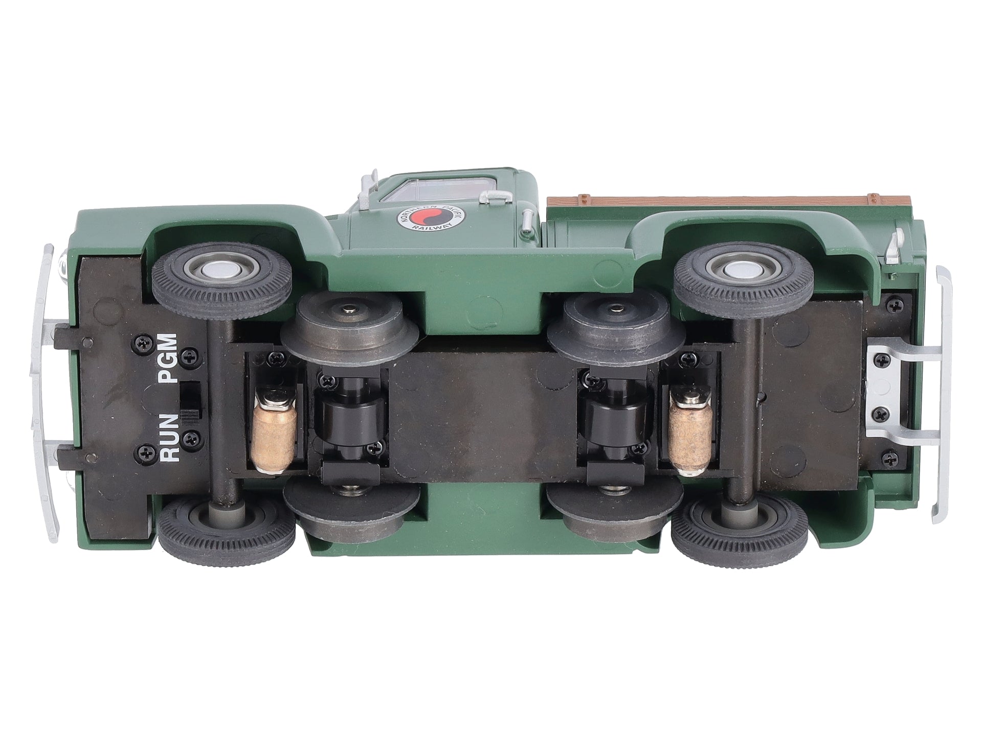 Lionel 6-39539 O Northern Pacific 1955 MOW Pickup Truck w/Railroad Wheels