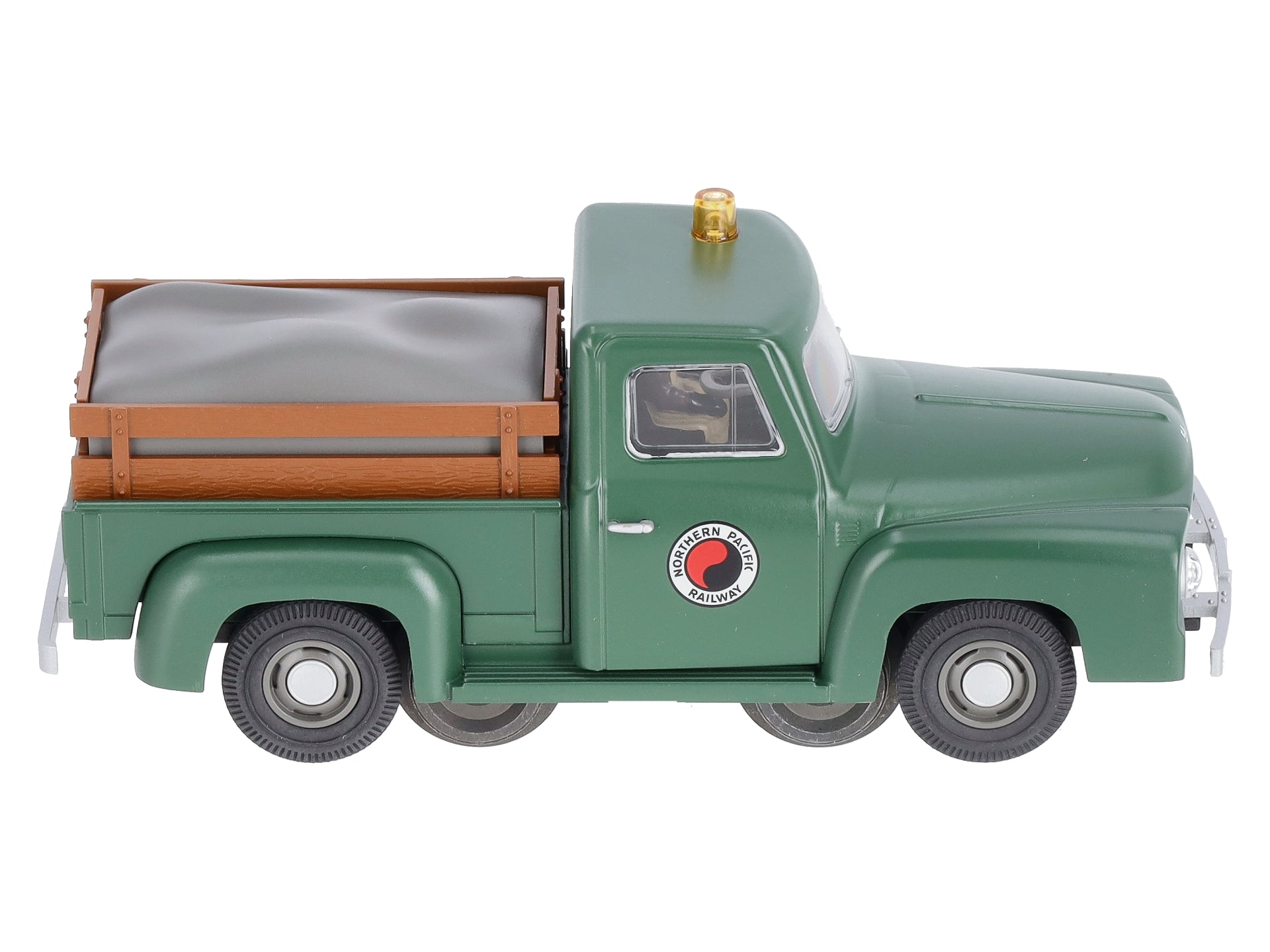 Lionel 6-39539 O Northern Pacific 1955 MOW Pickup Truck w/Railroad Wheels