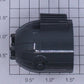 Lionel 3520-12 O Gauge Dark Gray Searchlight Housing