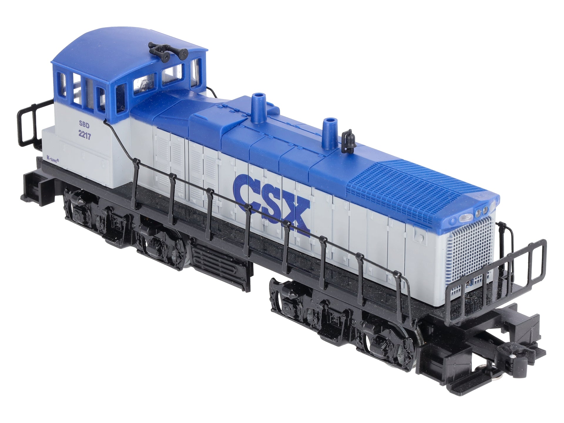 K-Line K2217 O Gauge CSX MP-15 Diesel Switcher #2217 – Trainz
