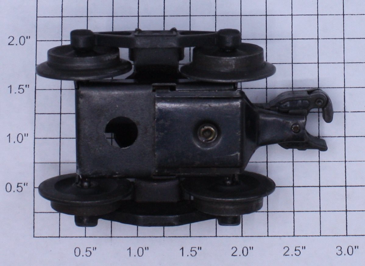 Lionel PT-2 Staple End Freight Car Operating Coupler Truck w/ Stud, NoTab