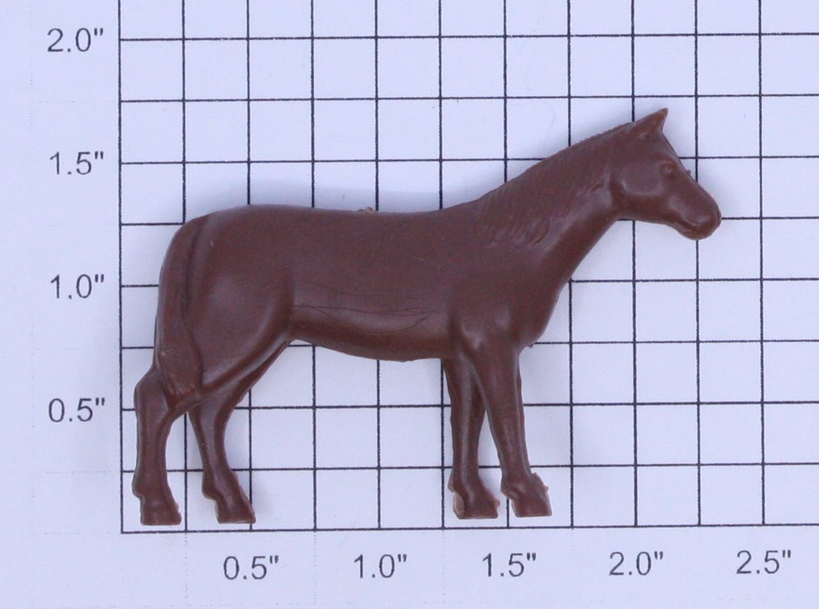 Lionel 1877-12 O Gauge Dark Brown Horse for General Flatcar