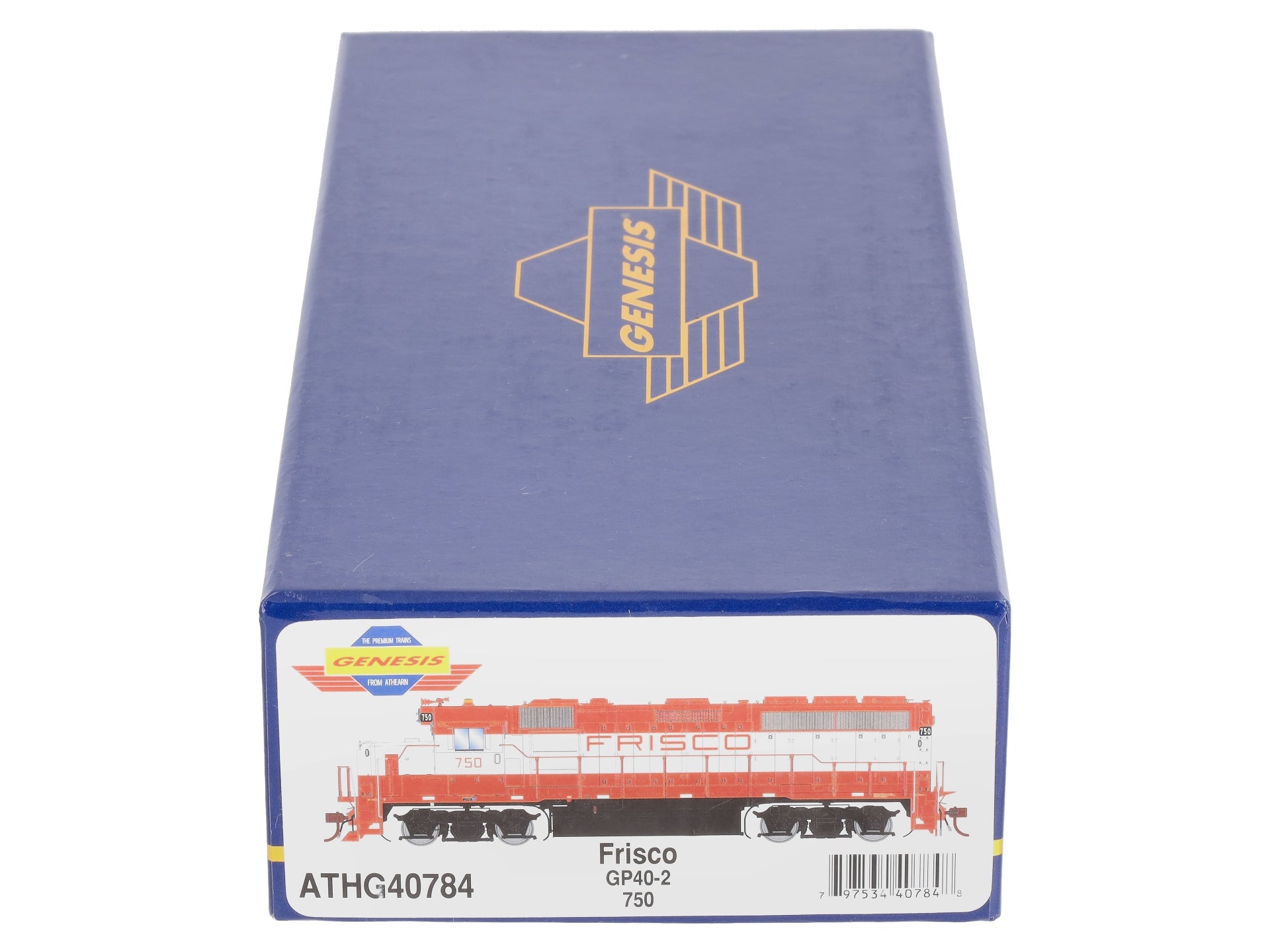Athearn G40784 HO Frisco GP40-2 Diesel Locomotive #750 – Trainz