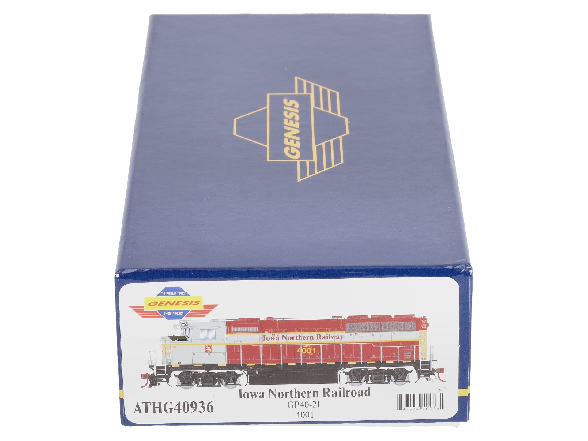 Athearn G40936 HO Iowa Northern Railway GP40-2L Diesel Locomotive #4001