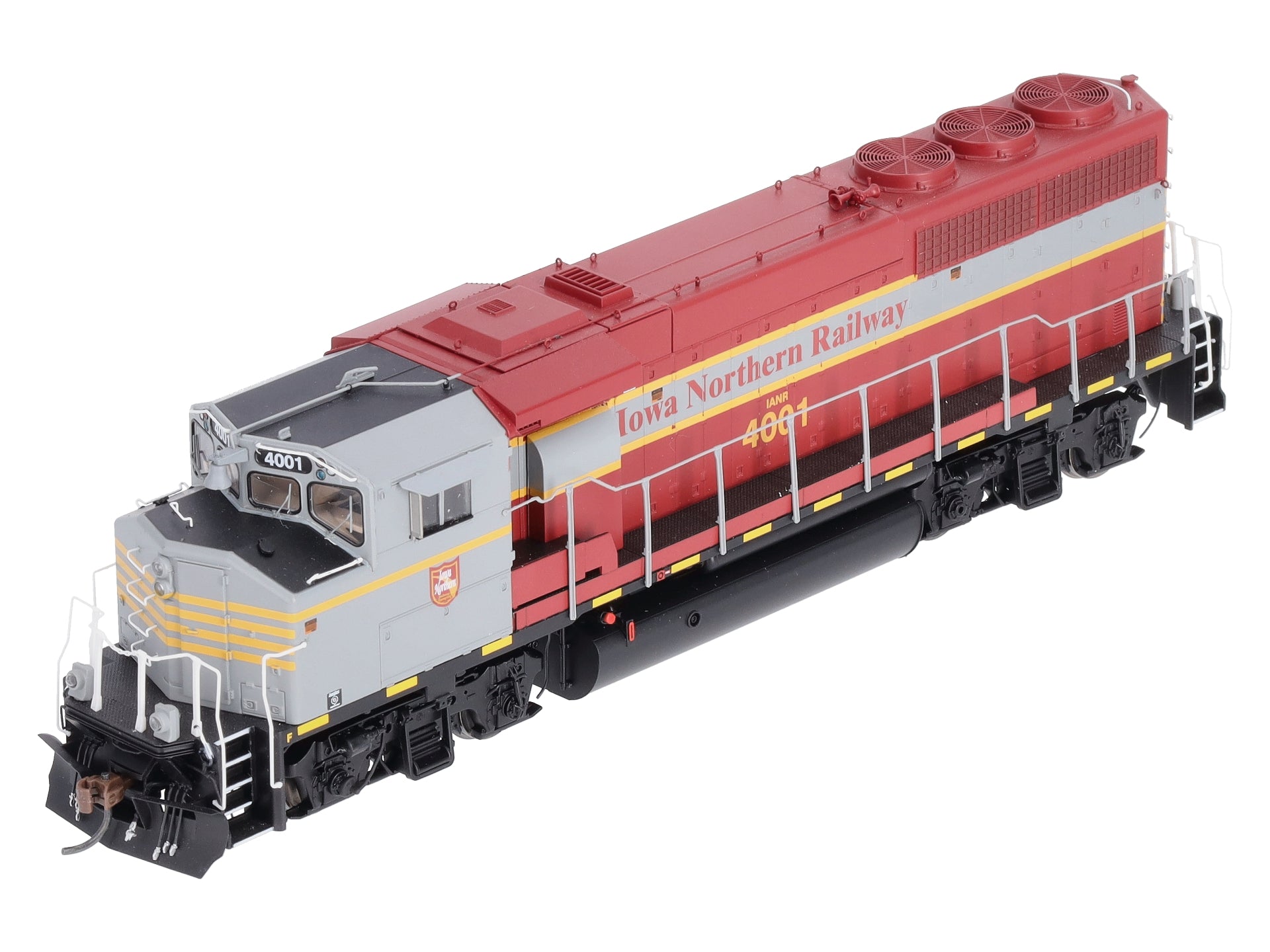 Athearn G40936 HO Iowa Northern Railway GP40-2L Diesel Locomotive #4001
