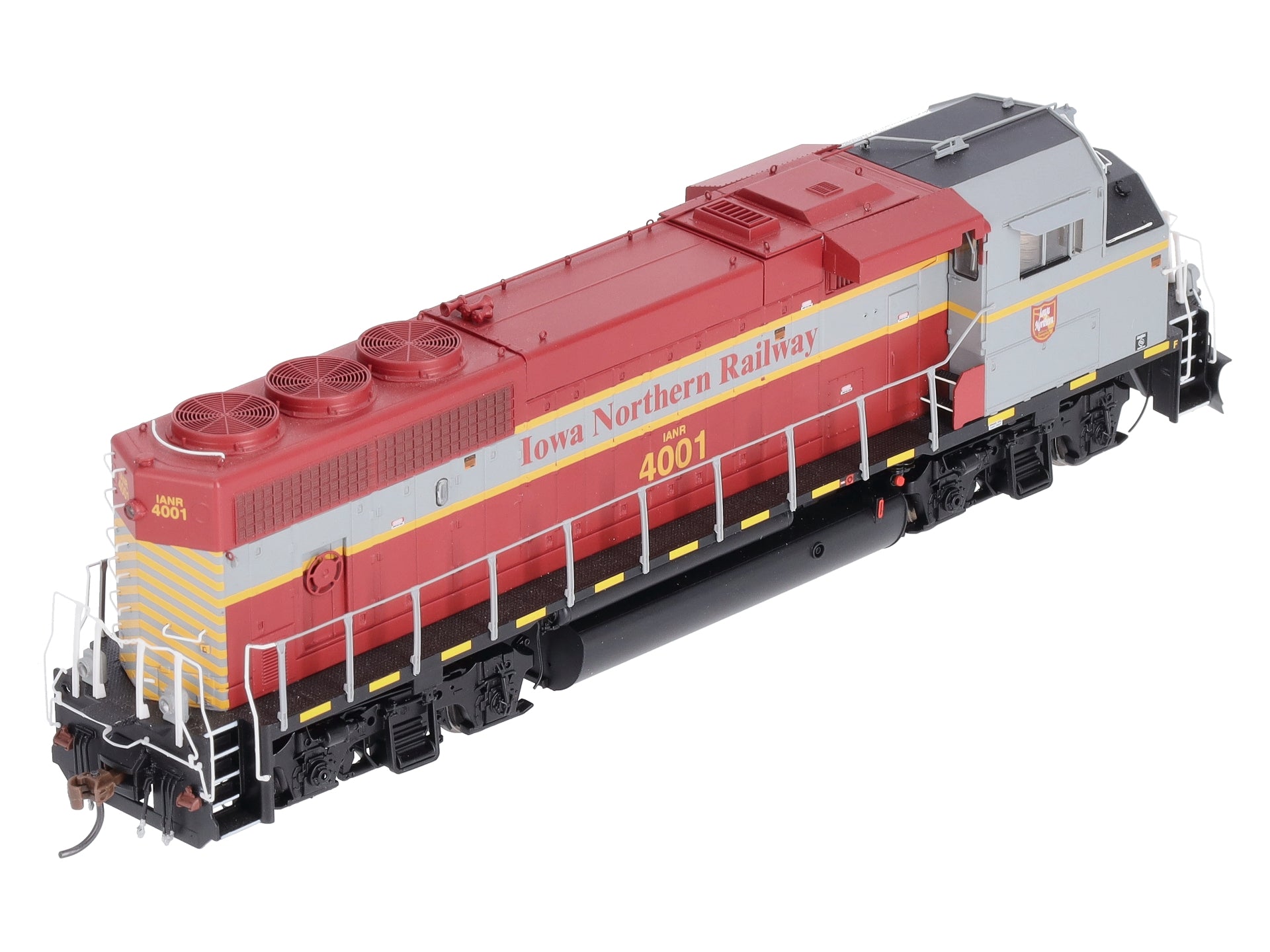 Athearn G40936 HO Iowa Northern Railway GP40-2L Diesel Locomotive #4001