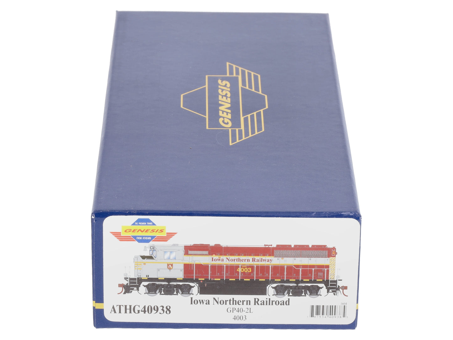 Athearn G40938 HO Iowa Northern Railway GP40-2L Diesel Locomotive #4003