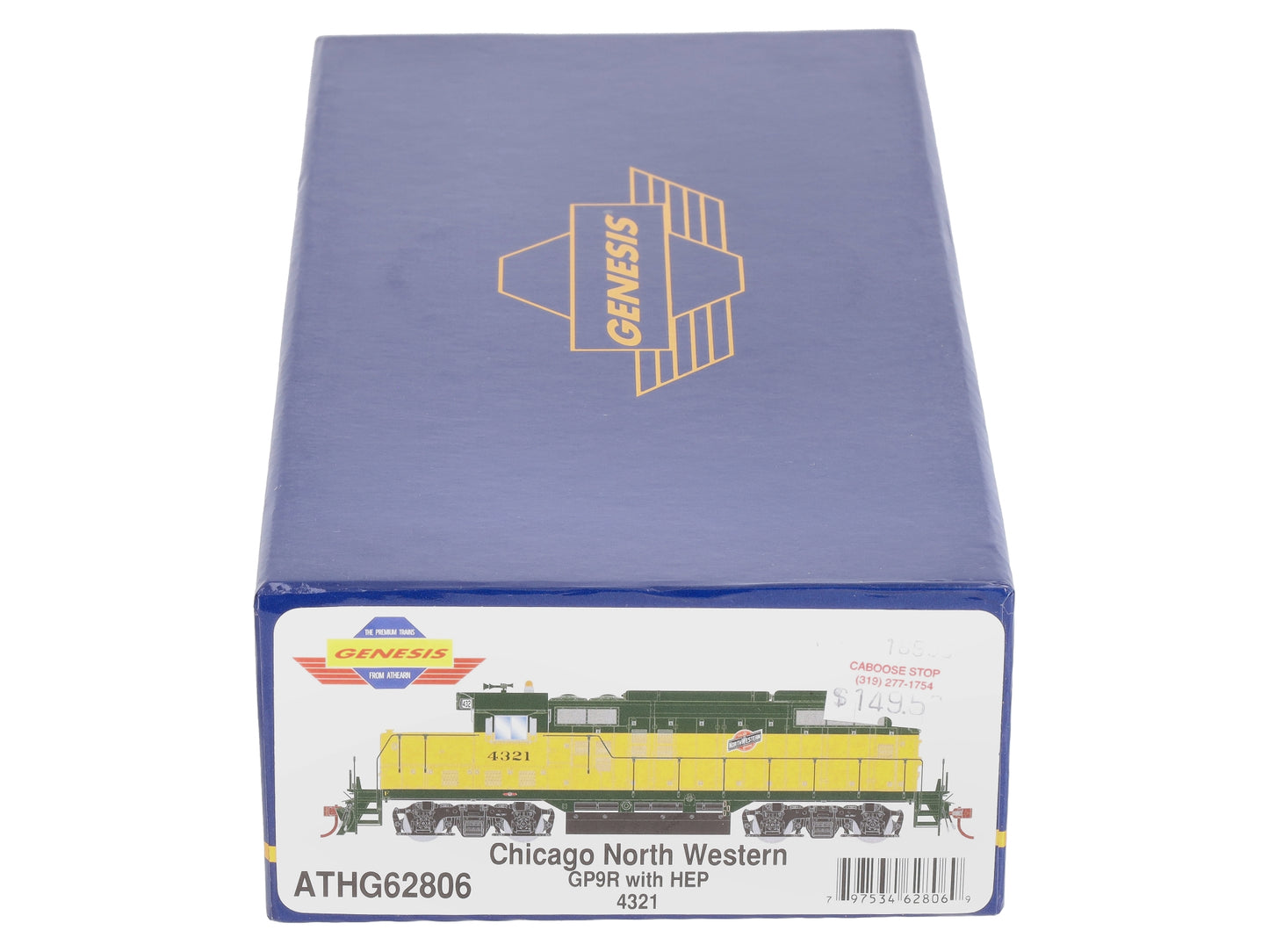 Athearn G62806 HO C&NW GP9 w/ HEP #4321