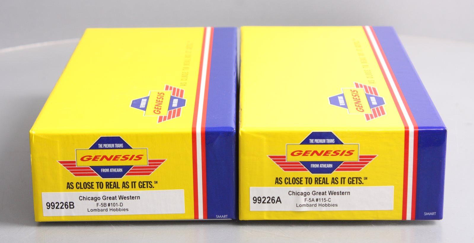 Athearn 99226 HO Scale Chicago Great Western F-5A & F-5B Diesel Locomotive Set LN/Box