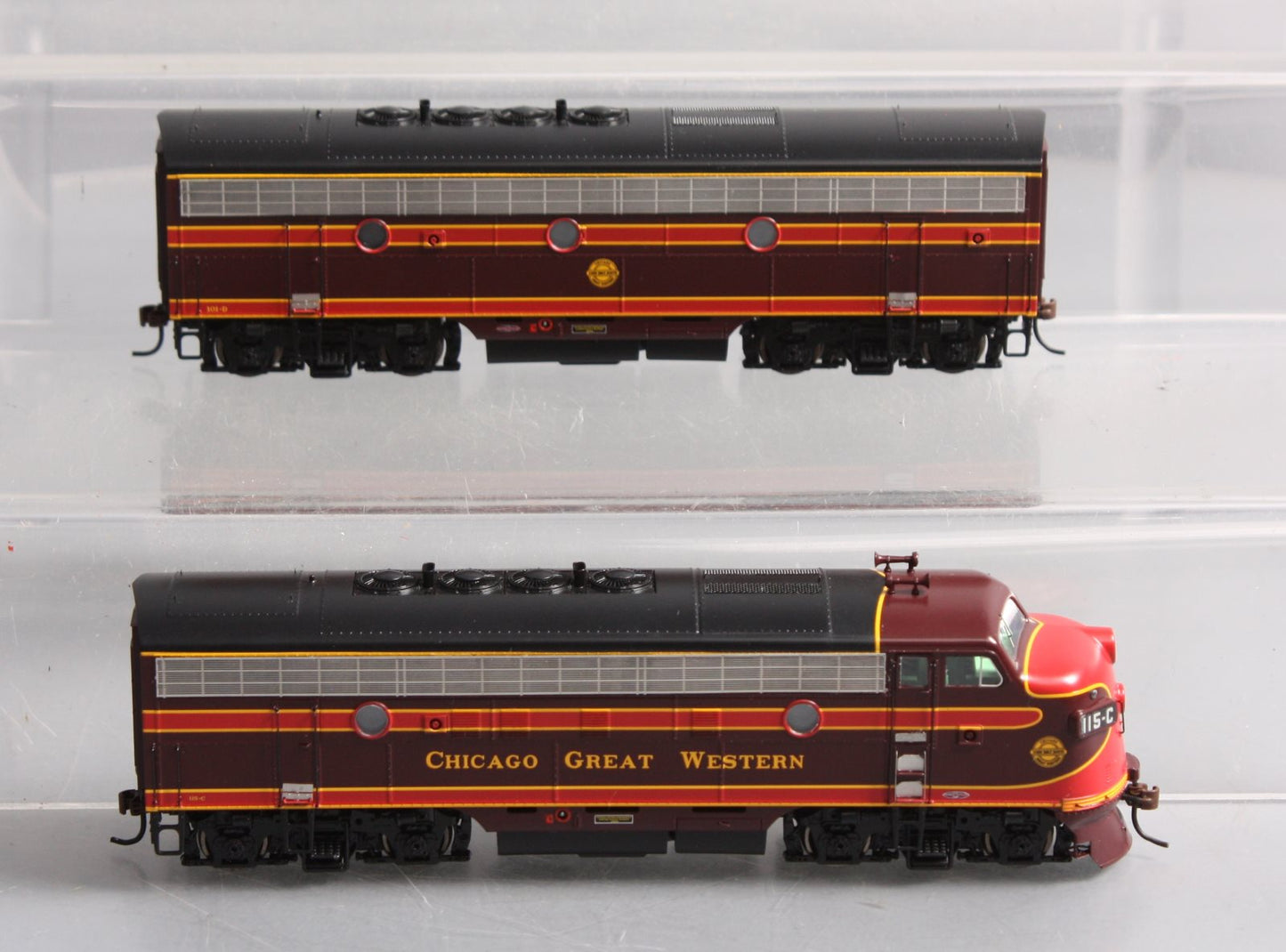Athearn 99226 HO Scale Chicago Great Western F-5A & F-5B Diesel Locomotive Set LN/Box