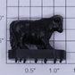 Lionel 3656-34 Black Operating Cow Cattle Figure