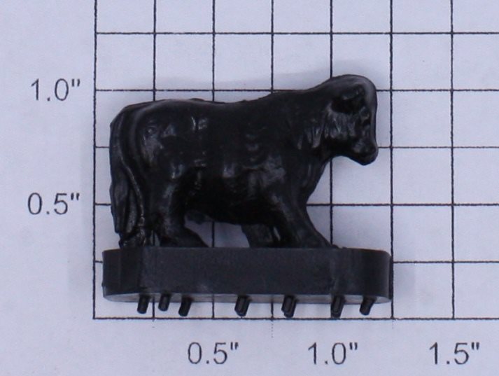 Lionel 3656-34 Black Operating Cow Cattle Figure
