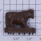 Lionel 3656-34 Medium Brown Operating Cattle Figure