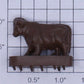 Lionel 3656-34 Medium Brown Operating Cattle Figure