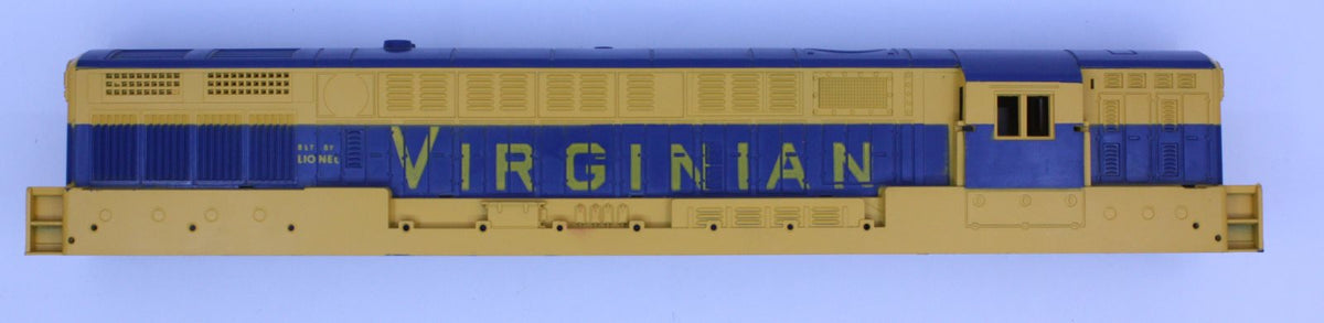 Lionel 2331-2 Postwar Blue and Yellow Virginian FM - Shell Only