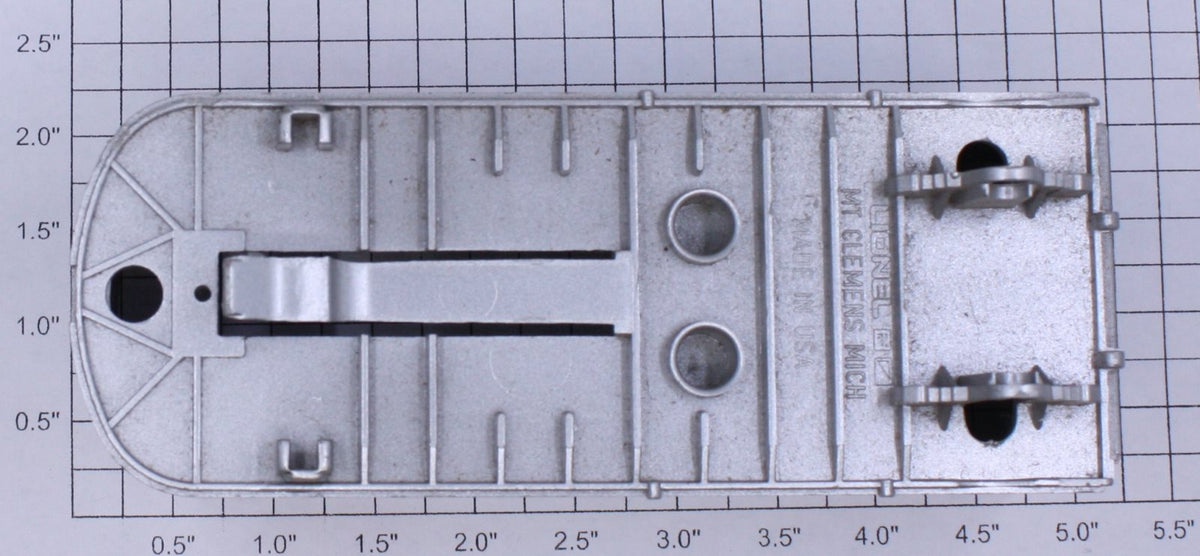Lionel 9285-3X Illinois Central Gulf Van Trailer Missing Roof and Wheels