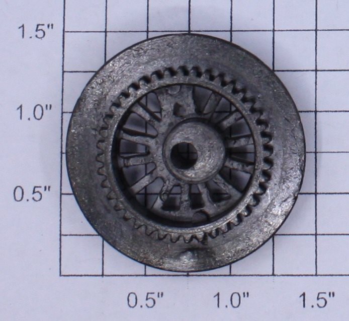 Lionel 701-15 B6 Geared Open Spoked End Wheel with Nickel Rim