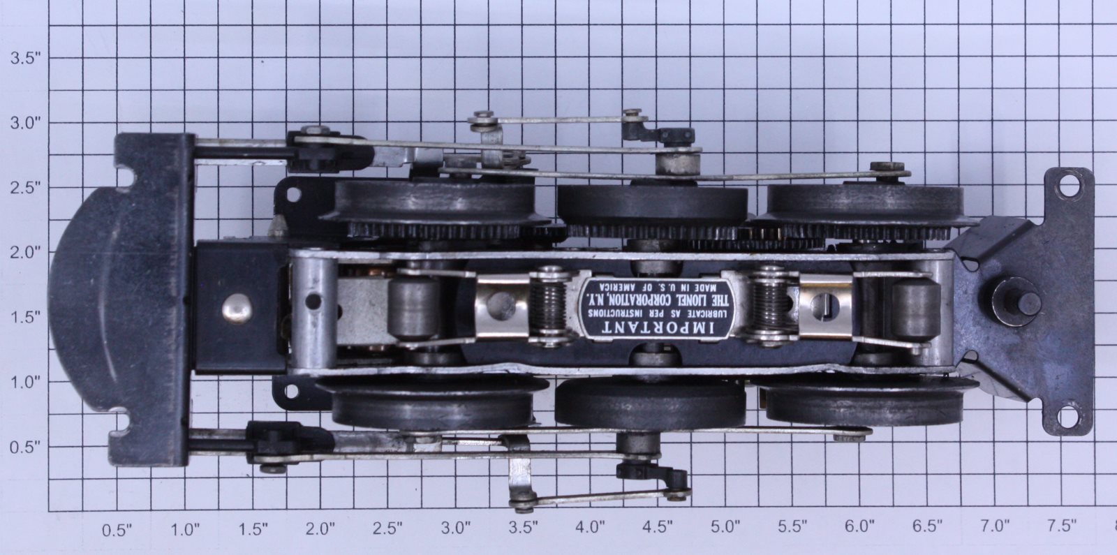 Lionel 2055-100 Motor Chassis with E-Unit / Valve and Side Rods