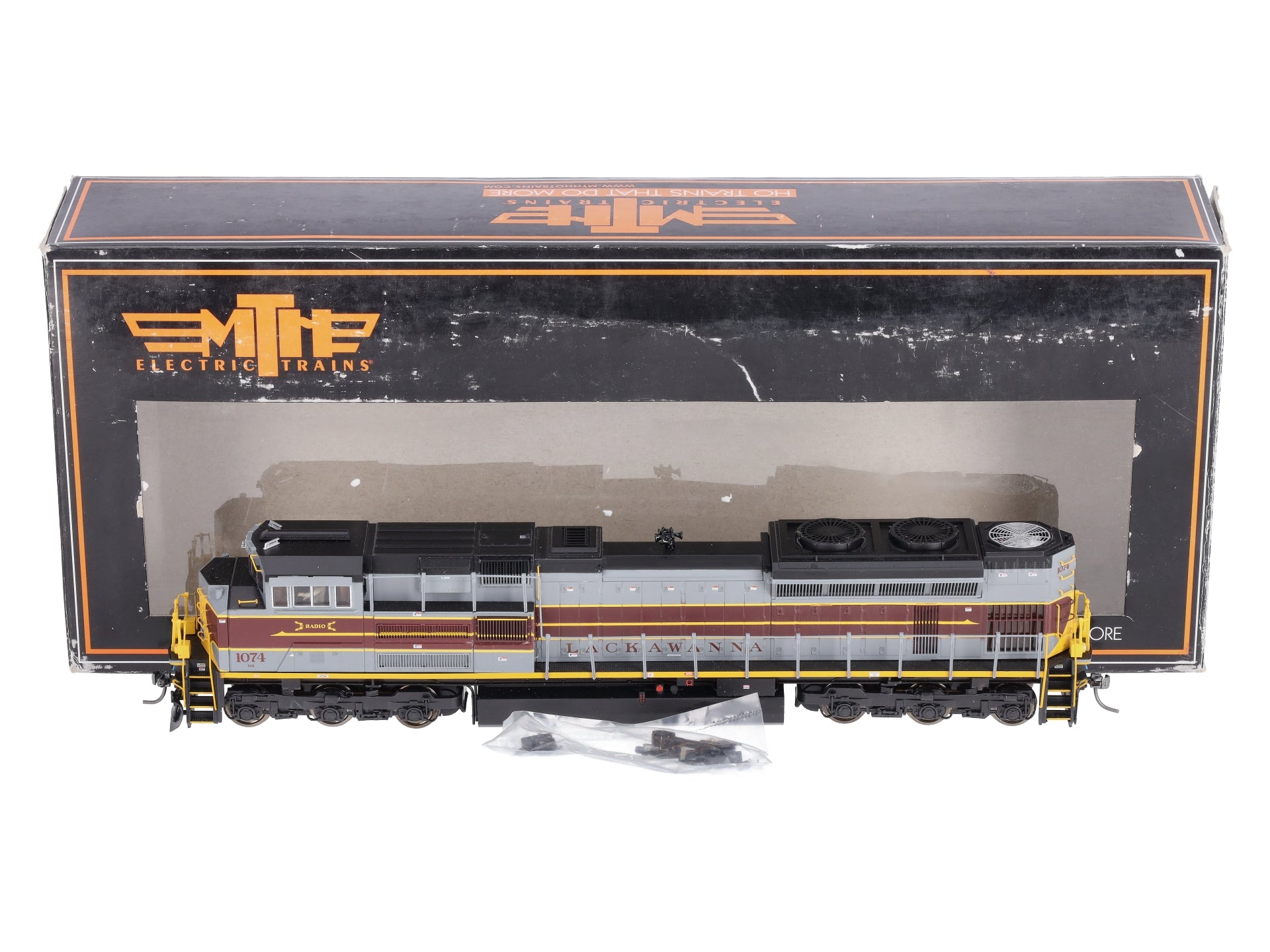MTH 80-2269-1 HO Lackawanna SD7-0ACe Diesel Engine #1074 w/Proto-Sound 3.0 &DCC