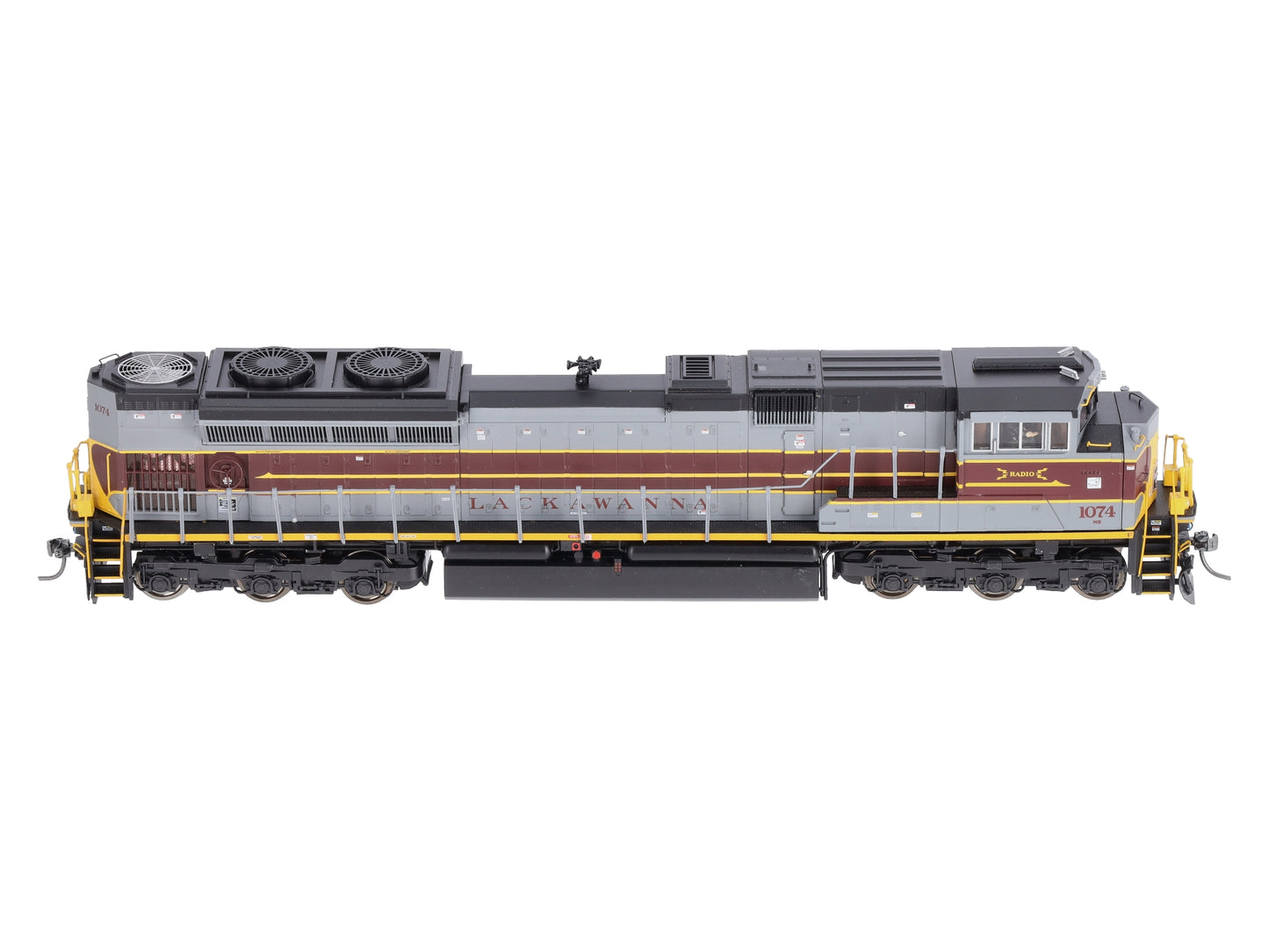 MTH 80-2269-1 HO Lackawanna SD7-0ACe Diesel Engine #1074 w/Proto-Sound 3.0 &DCC