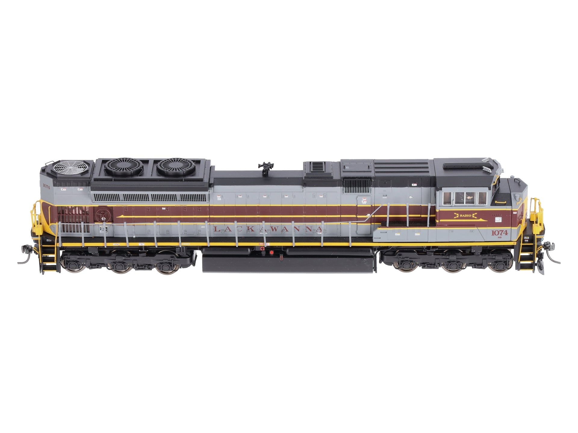 MTH 80-2269-1 HO Lackawanna SD7-0ACe Diesel Engine #1074 w/Proto-Sound 3.0 &DCC