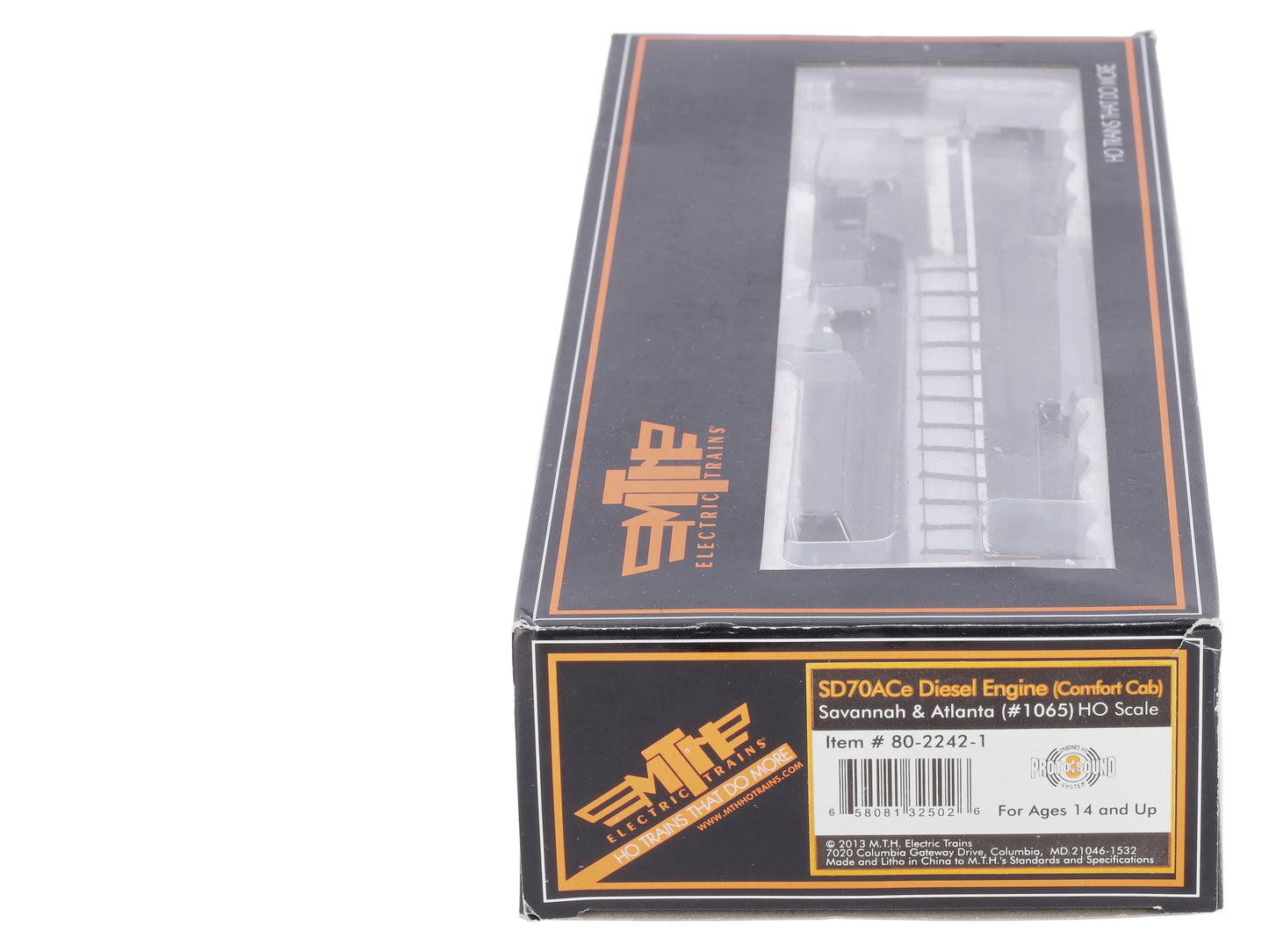 MTH 80-2242-1 HO Savannah & Atlanta SD7-0ACe W/ DCC/PS3 #1065