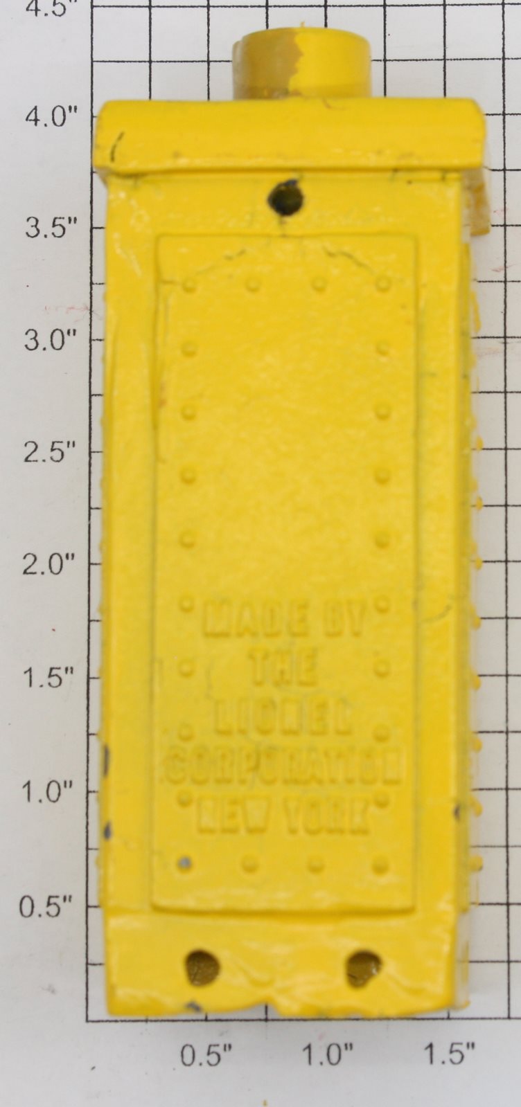 Lionel 83-11 Painted Yellow Pre-War Diecast Blinking Signal Housing