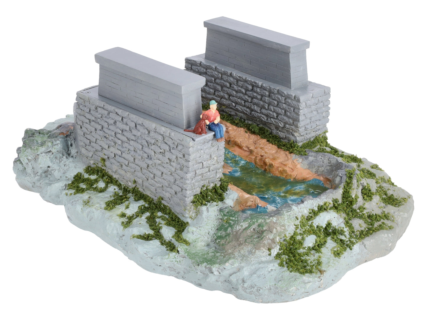 K-Line K-42402 O Gauge Operating Fisherman on Trestle NIB