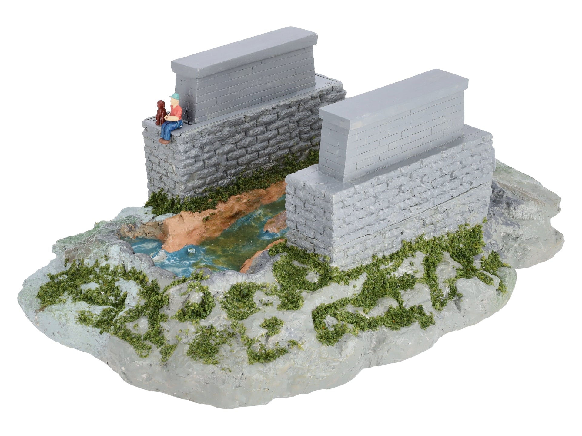 K-Line K-42402 O Gauge Operating Fisherman on Trestle NIB