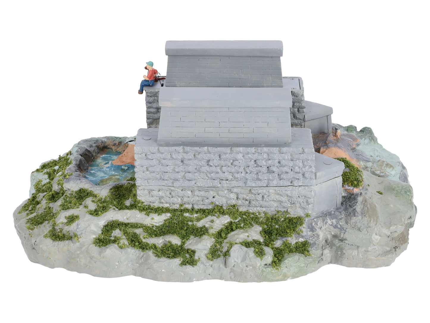 K-Line K-42402 O Gauge Operating Fisherman on Trestle NIB