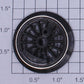 Lionel 701-18 B6 Plain Open Spoked End Wheel with Nickel Rim