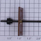 Lionel 60-74 Shaft, Pinion & Contact