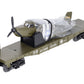 MTH 30-76767 O U.S. Army Flatcar with Airplane #108275