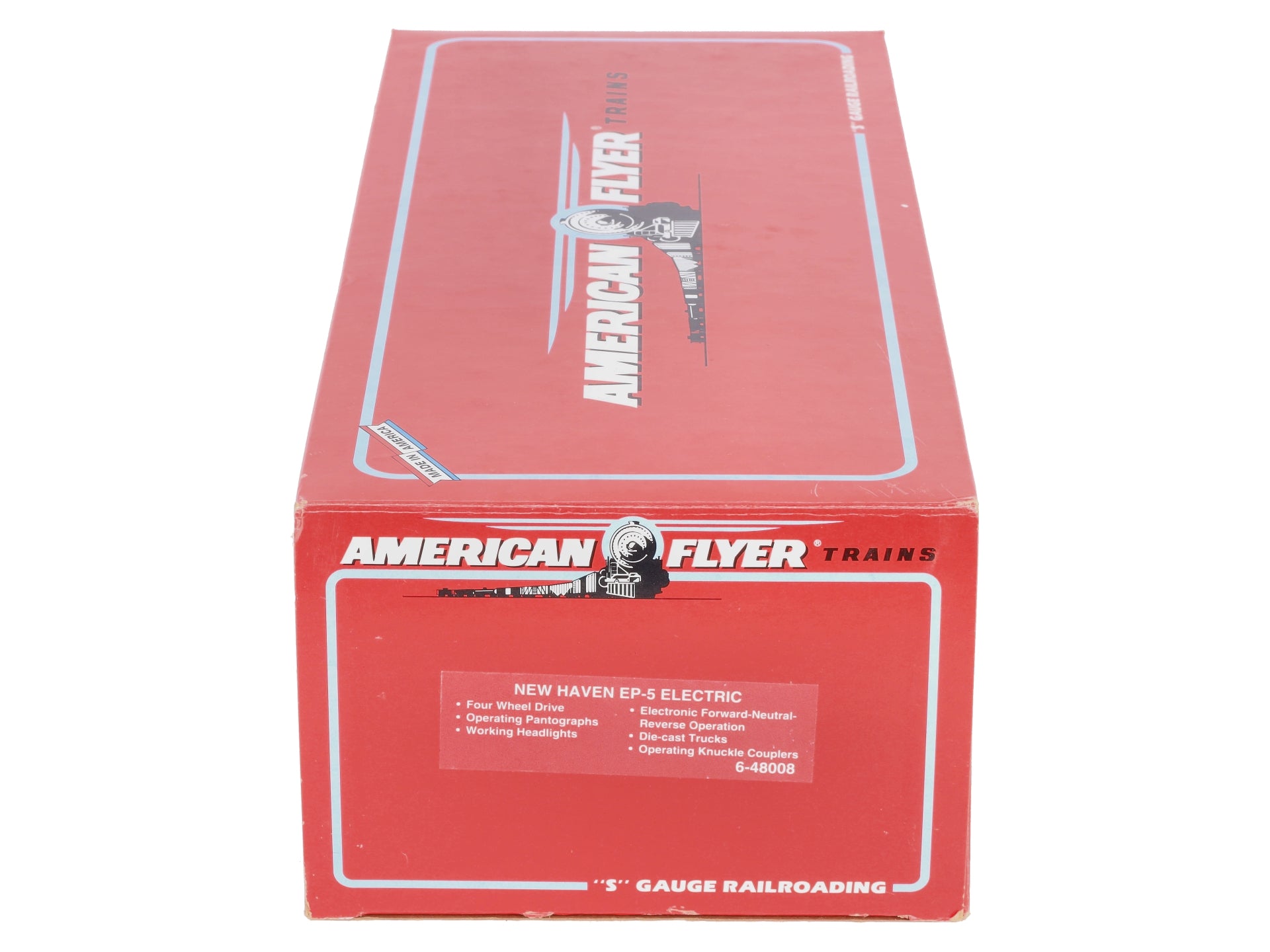 American Flyer 6-48008 S Scale New Haven EP-5 Powered Electric Locomotive #8008 LN/Box