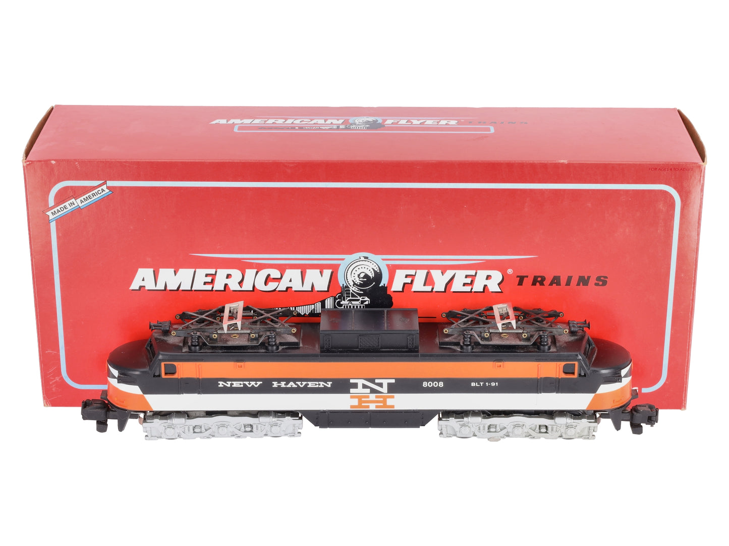 American Flyer 6-48008 S Scale New Haven EP-5 Powered Electric Locomotive #8008 LN/Box